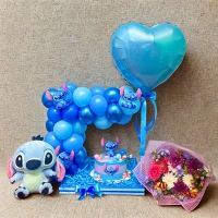 Stitch Balloon Hamper Combo